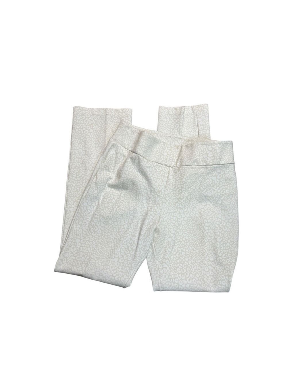 Soft Surroundings White Cream Knit Pull On Pants Large